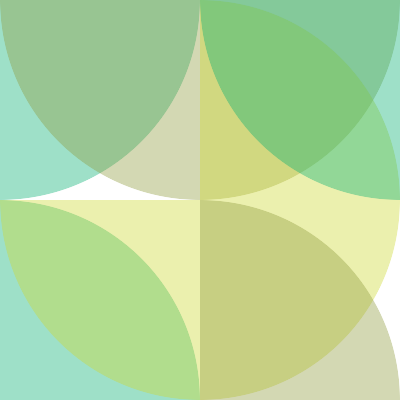 Circle quadrant pattern No. 1.