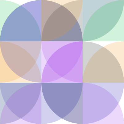Circle quadrant pattern No. 4.