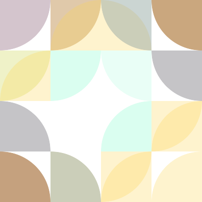 Circle quadrant pattern No. 5.