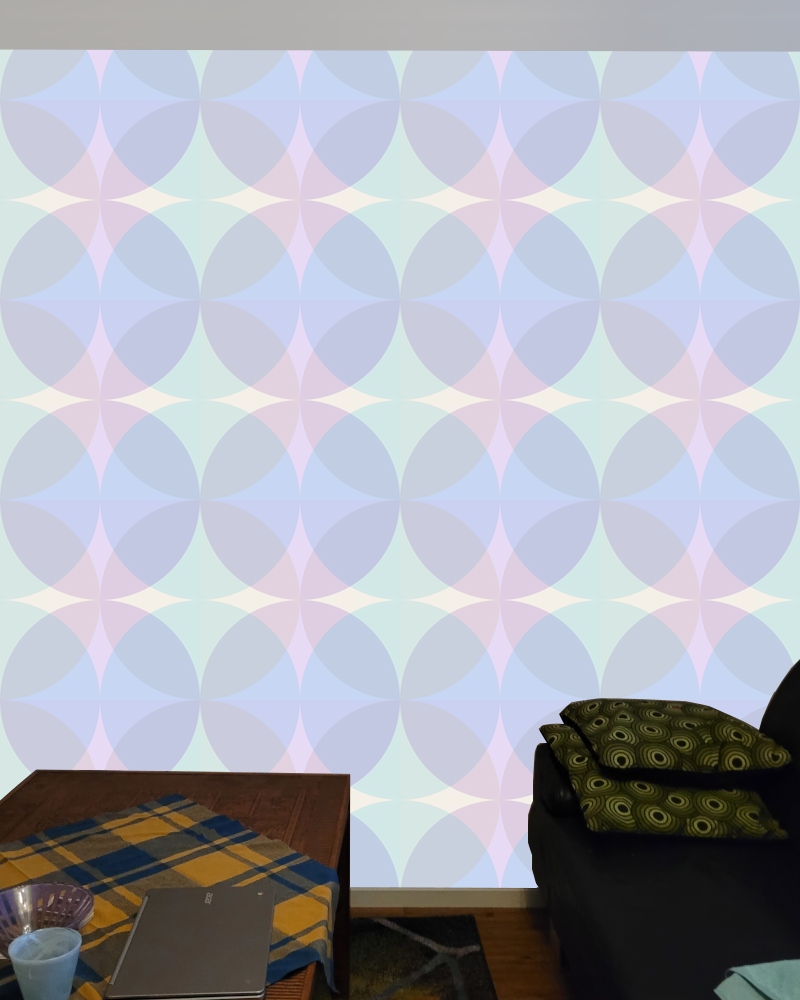 Circle quadrant pattern