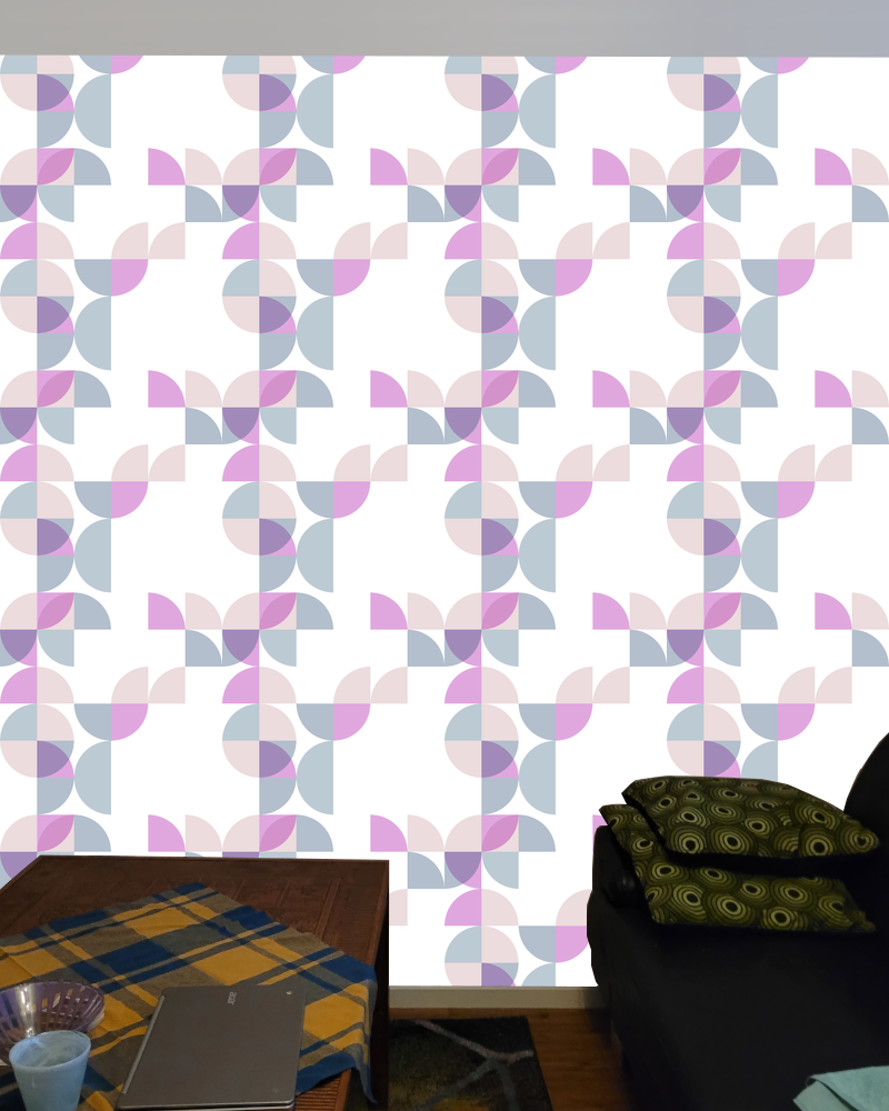 Circle quadrant pattern