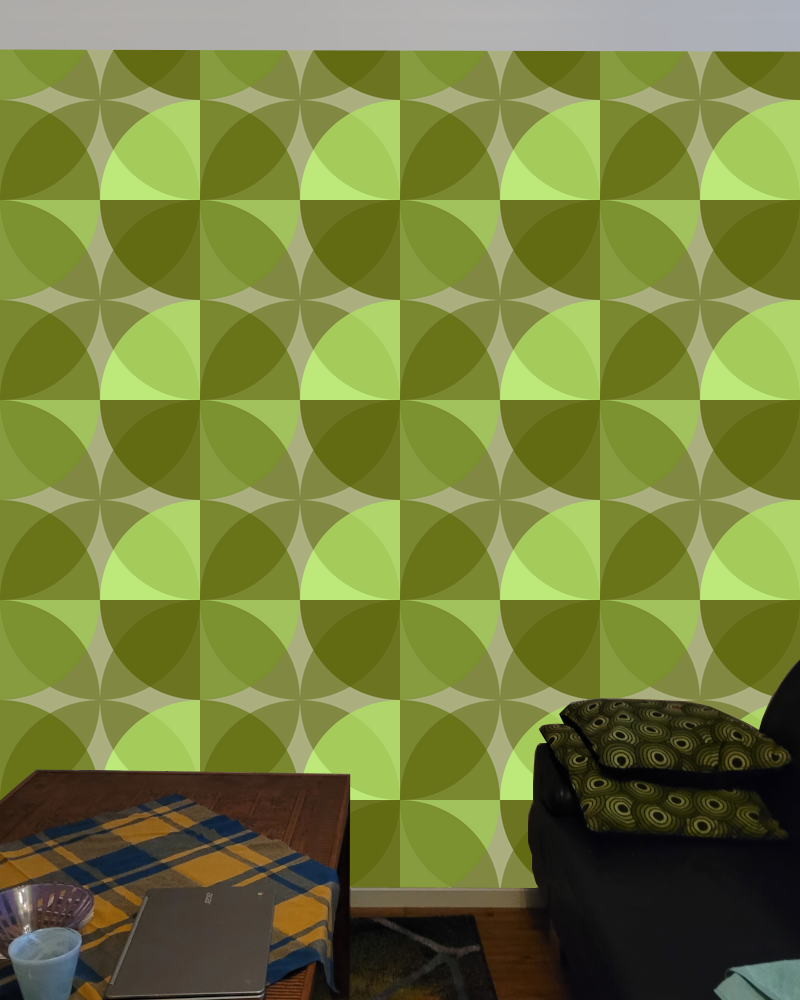 Circle quadrant pattern
