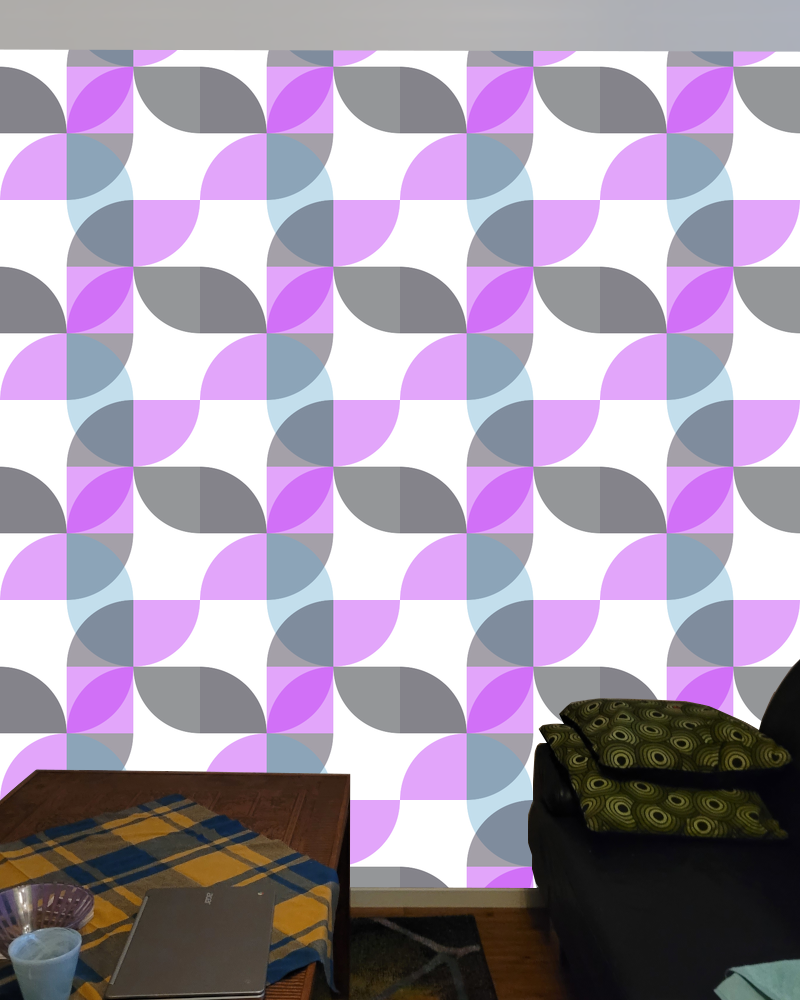 Circle quadrant pattern