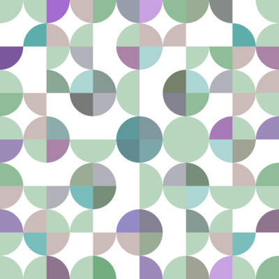 Circle quadrant pattern No. 10.
