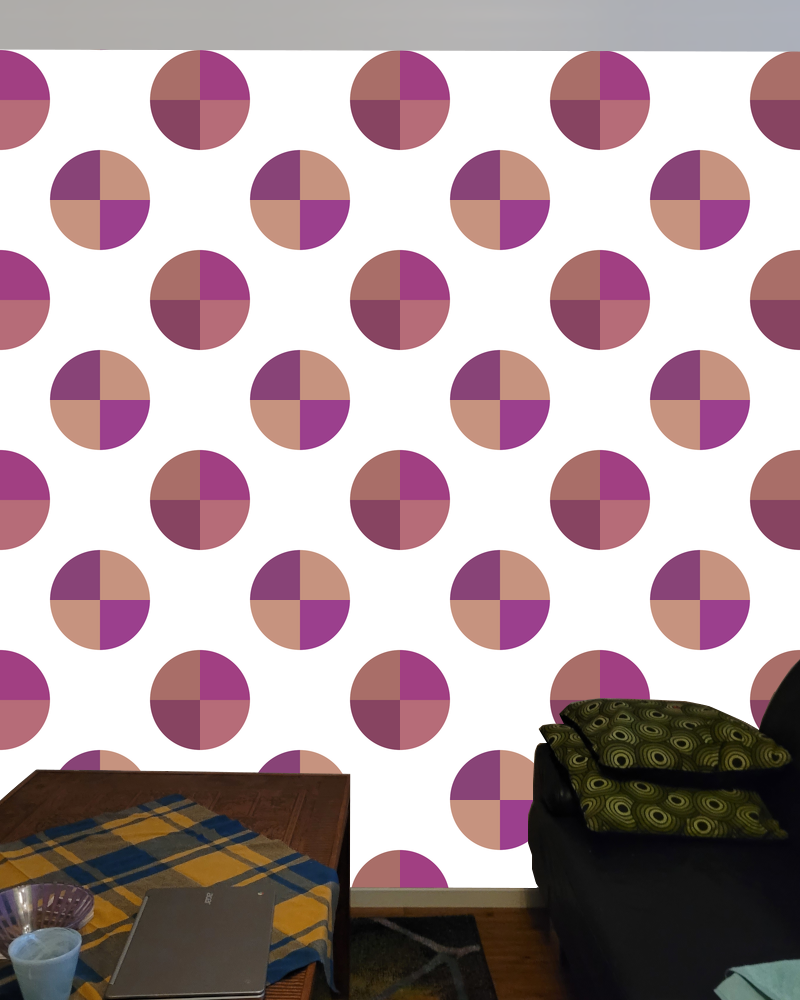 Small circle quadrant pattern