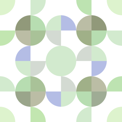 Circle quadrant pattern No. 8.