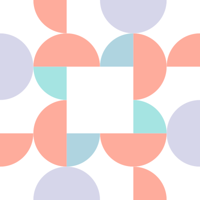 Circle quadrant pattern No. 9.