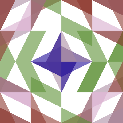 diamond quadrant pattern No. 4.