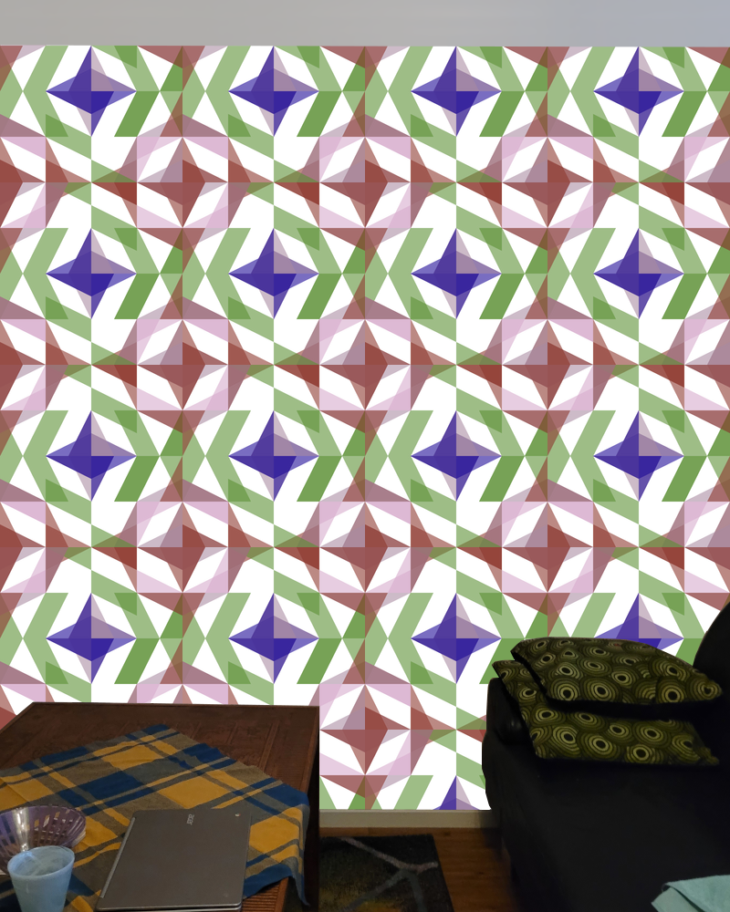 Diamond quadrant pattern