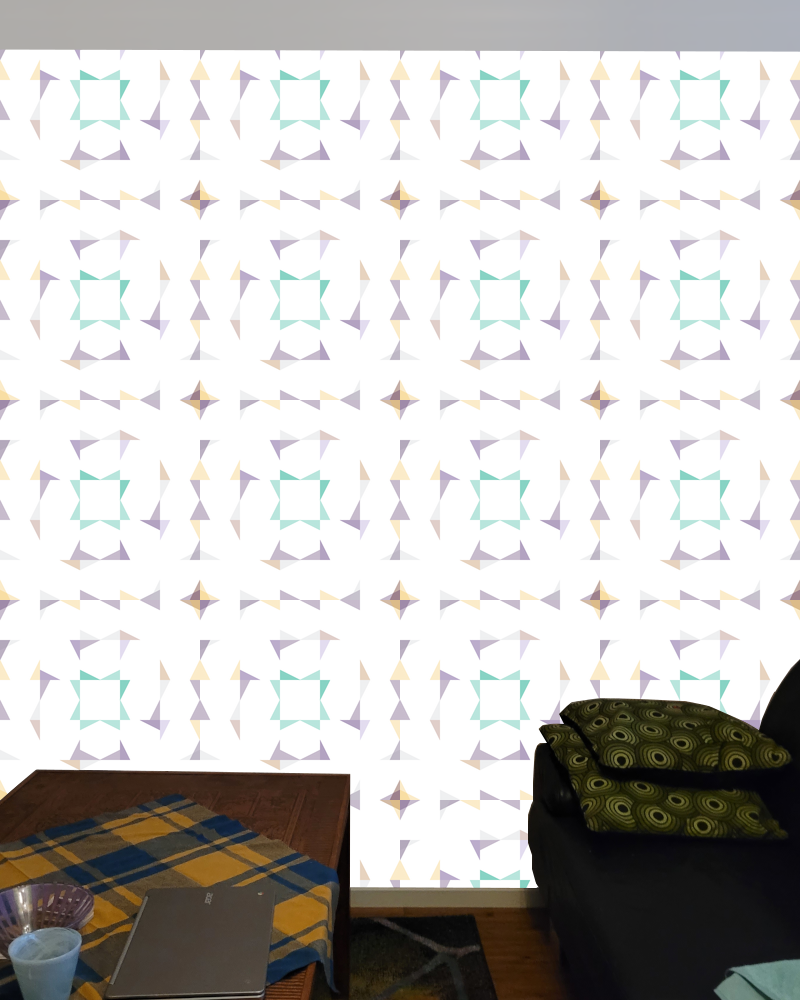 Small diamond quadrant pattern