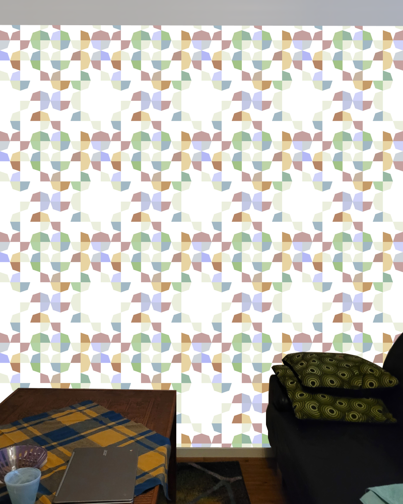 Small octagon quadrant pattern