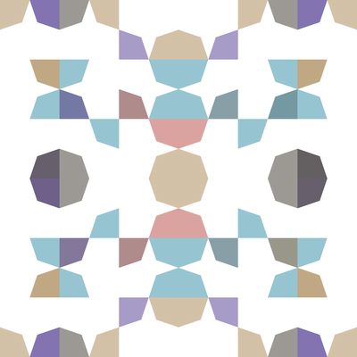 octagon quadrant pattern No. 3.