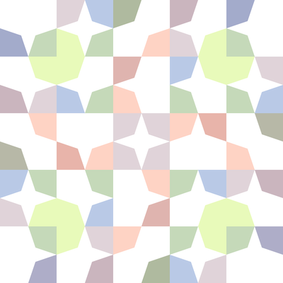 octagon quadrant pattern No. 5.
