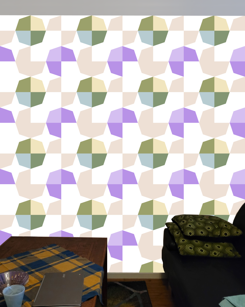 Small octagon quadrant pattern