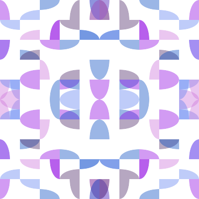 oval quadrant pattern No. 6.