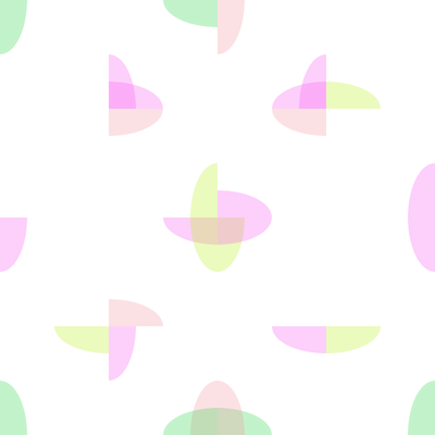small oval quadrant pattern No. 1.