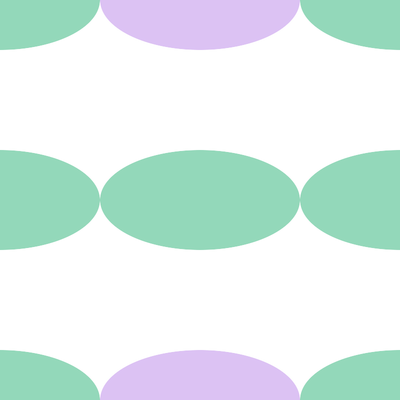 small oval quadrant pattern No. 6.