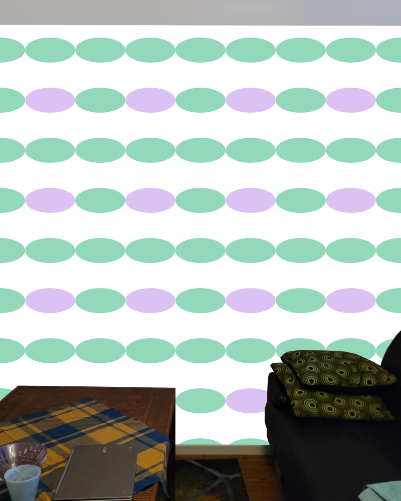 small oval quadrant pattern