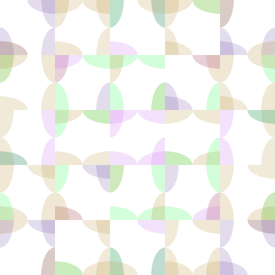 small oval quadrant pattern No. 8.