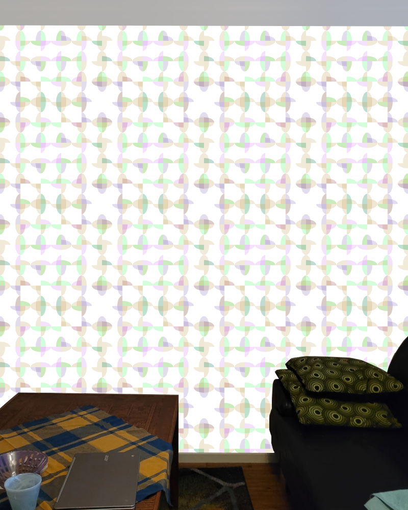 small oval quadrant pattern