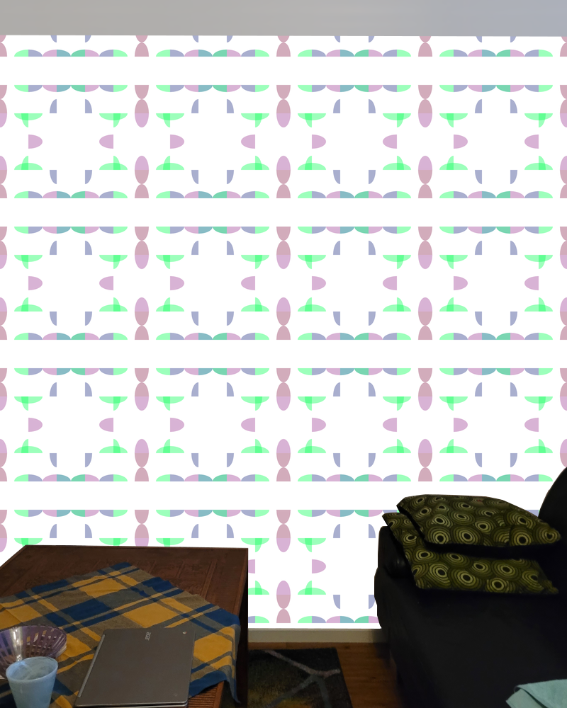 small oval quadrant pattern