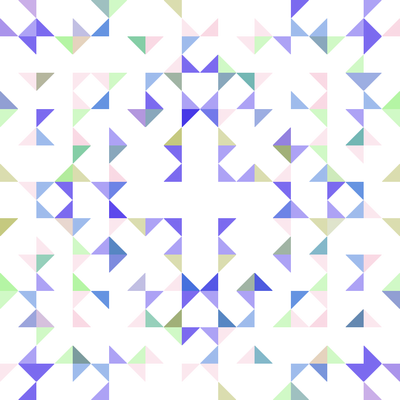 triangles pattern No. 7.